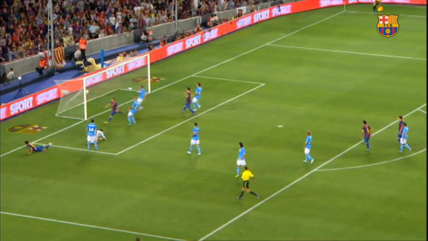 Messi’s brace vs Napoli